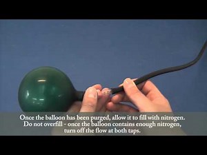 Using a Nitrogen Balloon