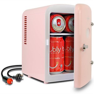 Koolatron Retro Mini Fridge 4L Pink