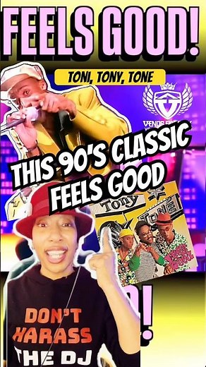 #90sRnB New Jack Swing Classic “Feels Good” - Toni, Tony, Tone is a mood lifter | #musicismedicine