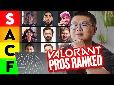 Wardell Ranks the Best VALORANT PROS (Tier List)
