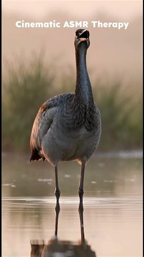 Crane ASMR — Deep Spacious Sounds Near Still Marsh Relax