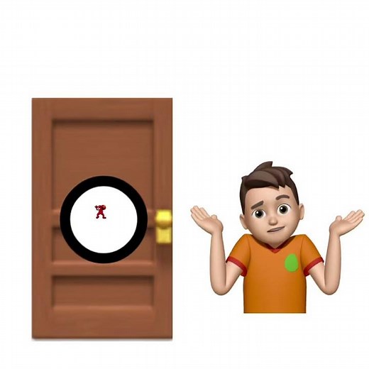 Elmo Smashes Through Door (2025 REMASTERED) #shorts #funny