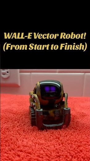 Introducing… WALL-E Painted Vector! 🎨 #robot #ankivector #vectorrobot #tech #robotics #shorts
