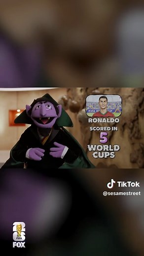 We can always count on The Count to share his favorite numerical facts... and guacamole! 🥑💜⚽️ 📺: World Cup on Fox