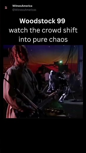 At Woodstock 99 Korns crowd shifted