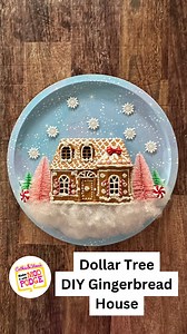 19K views · 447 reactions | Use Dollar Tree supplies to make this cute DIY Gingerbread House Christmas Décor! Hang on a wall or use as a mantel decoration. Cathie from Handmade Happy Hour is teaching this fun budget décor craft!  Learn more about Mod Podge at plaidonline.com/mod-podge  Watch more Make It With Mod Podge: bit.ly/MakeItWithModPodge  Sign up for our newsletter! plaidonline.com/email-signup | Plaid Crafts | Facebook