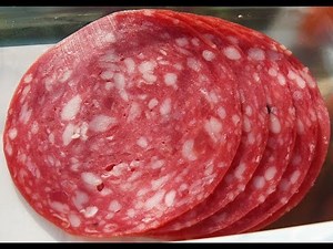 Watch how to sign 'salami' in American Sign Language.