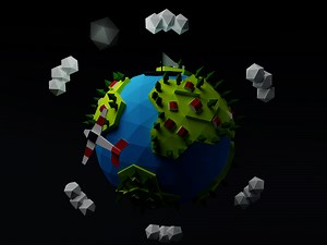 LOW POLY EARTH - Ahmed Magdy