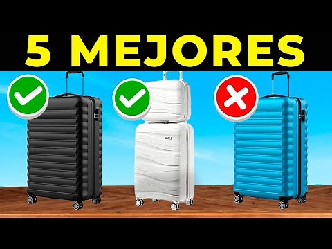 😮 Las 5 MEJORES MALETAS de VIAJE 2025 (Tela, Rígidas, Cabina y Bodega) | BOLSOS para VIAJAR