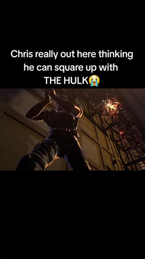 This isnt an average Tyrant Chris 😭 #foryoupage #fyp #residentevil #hulk #marvel