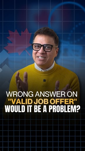 Ask Kubeir - Canadian Immigration Specialist on Instagram: "🇨🇦 Can an applicant correct an incorrect answer about having a valid job offer after receiving an ITA, and will doing so affect their CRS score? Kubeir Responds! #joboffer #postITA"