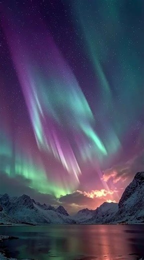 Northern Lights 2026 | Stunning Aurora Borealis Timelapse & Night Sky Magic #nature #northernlights