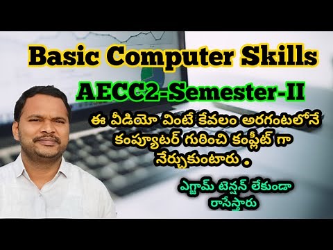 Basic Computer Skills Semester-II #basiccomputerskillsaecc2 #computerskills