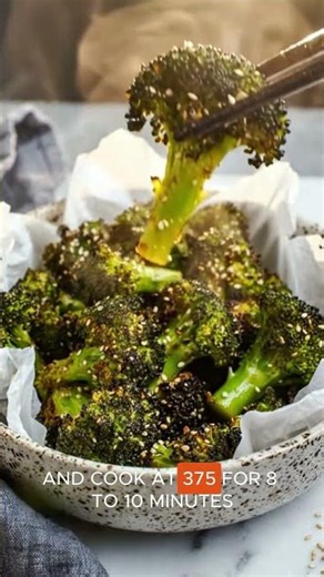 Air Fryer Broccoli | Easy Crispy Recipe #recipe