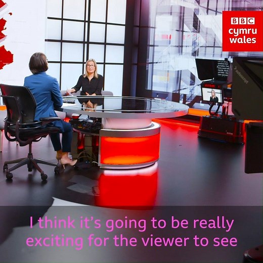 11K views · 121 reactions | A look behind the scenes on the first day of broadcasting for BBC Wales Today and Newyddion from their new studio. Golwg tu ôl i’r llen ar ddiwrnod cyntaf Newyddion a BBC Wales Today yn darlledu o’i stiwdio newydd. | BBC Cymru Wales | Facebook