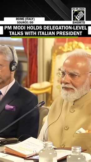 PM Modi holds delegation-level talks with President of the Italian Republic, Sergio Mattarella