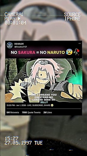 Sakura First Kiss Naruto 💋 And Save this Naruto life 😞 #sakura #naruto #anime #kiss