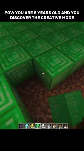 POV: You first experience with creative mode #minecraft #minecraftbeauty #gaming #memes