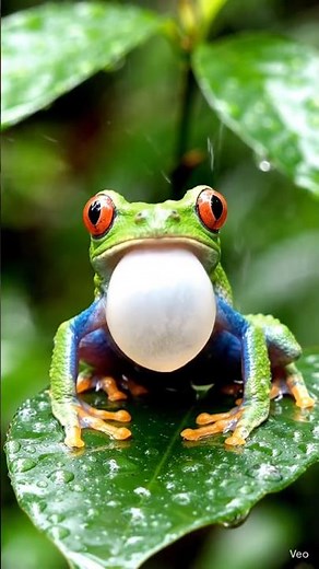 The Frog With Bright Red Eyes | Nature’s Tiny Rainforest Masterpiece