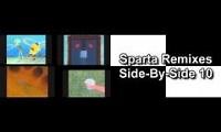Mix of 2 videos from youtube : Spongebob Sparta Remixes Eightparison 1