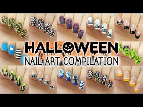 Halloween Nail Art Compilation | 12 Designs Perfect For Short Nails!