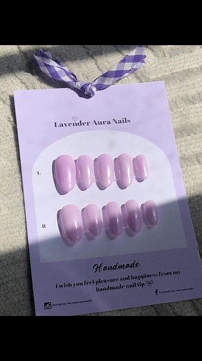 Recreating Hailey Bieber's Lavender Glazed Donut Nails | Press On Nails