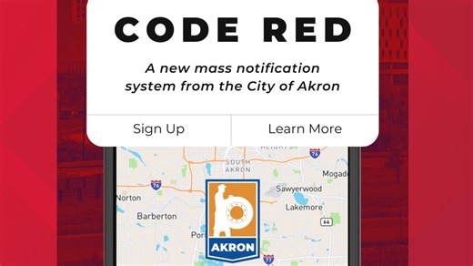 Akron launches new 'CodeRED' mass notification system