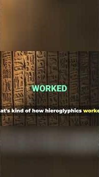 Cuneiform & Hieroglyphics: Ancient Writing Revealed! #shorts