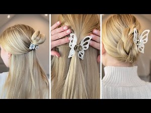 Einfach & schnell I 5 Frisuren mit Haarklammer