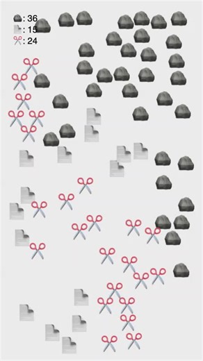 Rock Scissors Paper #rockscissorspaper #asmrsounds #simulationgame #asmrtiktok #challenge 26