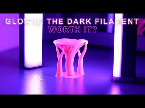 Testing the glow in the dark filament from Bambu Lab | P1S