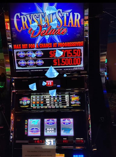 💰💎 A crystal clear WIN! Congrats to our lucky player who hit big on Crystal Star Deluxe! 🌟 Will you be our next shining star? ✨ #JackpotJoy #FeelingLucky | Inn of the Mountain Gods