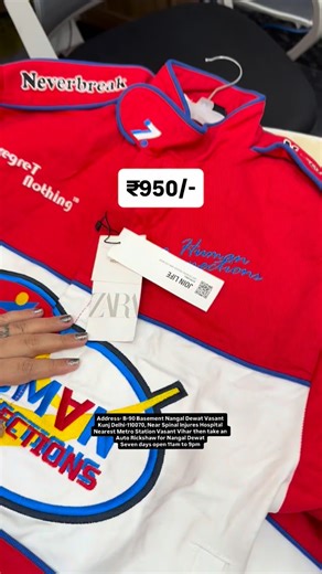 Delhi Premium Outlet on Instagram: "Full video on YouTube Channel **Export Surplus Rejected Garments & Accessories Jackets ₹950/- S to XL For order contact only on below number:- No Exchange/No Refund/No COD/No Cancellation 6901747474 (Only WhatsApp) 8587873757 (Only WhatsApp) We take limited orders due to rush, unavailability of staff for online assistance, availability of stock !! Address & Location 📍 B-90 Basement Nangal Dewat Vasant Kunj Delhi-110070, Near Spinal Injures Hospital Nearest Me