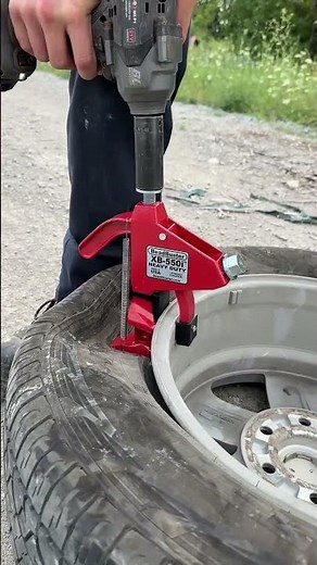 Fast Tire Bead Removal Using Impact Bead Breaker Tool