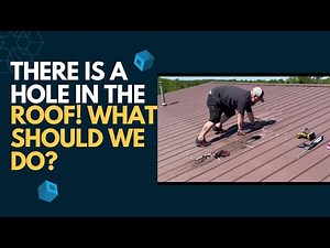 059 - Everyday Home Repairs | How To Repair A Hole On A Metal Barn Roof | DIY