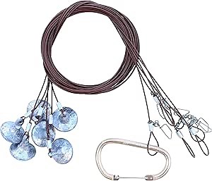 Heyday Outdoors Duck Decoy Rig | 6ft 10oz Tangle-Free PVC-Coated Cable & Weights | Texas Decoy Rig Built for Duck Hunting - 6 Pack