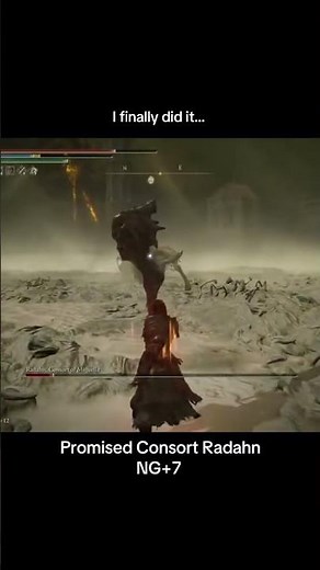 Elden Ring - Promised Consort Radahn (NG+7). First time beating the DLC #eldenring #bossfight