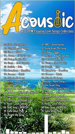 New OPM Acoustic 2024 - OPM Tagalog Love Song Collection 2024 #opmacoustic #opm #acousticlovesong