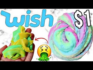 $1 WISH SLIME REVIEW! Is It Worth It?!