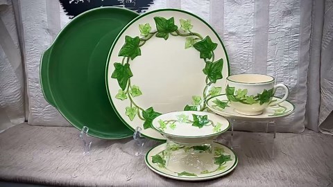 Vintage Franciscan Ivy Dinnerware Set 21-piece Service for 4, California - Etsy