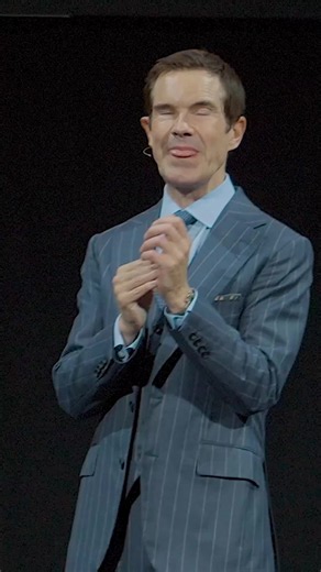 Ah, the old-fashioned way. Get tickets to see Jimmy live and listen to the new Crowd Work podcast at the link in bio. #jimmycarr #standup #comedy