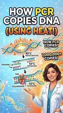 How PCR Copies DNA Using Heat #dnasurprises #dna #viralshorts #reachmorepeople #microbiology