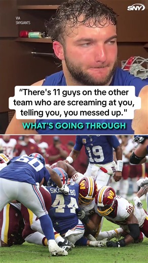 Cam Skattebo on the reactions from the Commanders after his OT fumble in the Giants' 27-27 tie. #Giants #Commanders #NFL #CamSkattebo