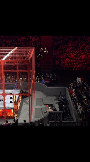 Brock Lesnar JUMPS From Hell in a Cell 😱 Onto Undertaker! #shorts #wwe2k26