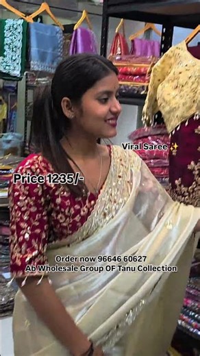 Stiched blouse saree #trending #indianfashion #sareelove #suratsaree #fashion #onlineshopping
