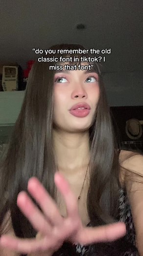 WHO ELSE REMEMBER THE OLD FONT? | old tiktok font