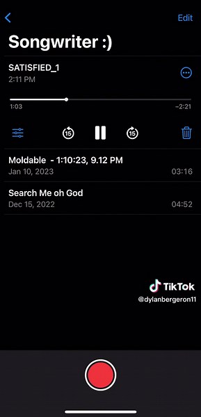 PLEASE DON’T LET THIS FLOP. I was up until 2:50 am because God put these words in my mouth and out came this song called “satisfied”. All I dream of is to do Christian music for the rest of my life. #christiantiktok #christ #music #fyp #love #songwriter #listen #please #help @redrocksworship @mattmahermusic @mbl.worship @eriknieder