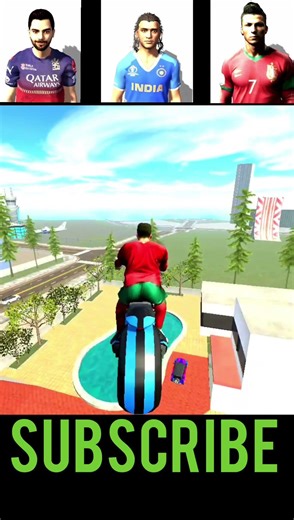 💥indian bike driving 3d🎯Rolando jump challenge #india #shorts #gaming #gta #ronaldo