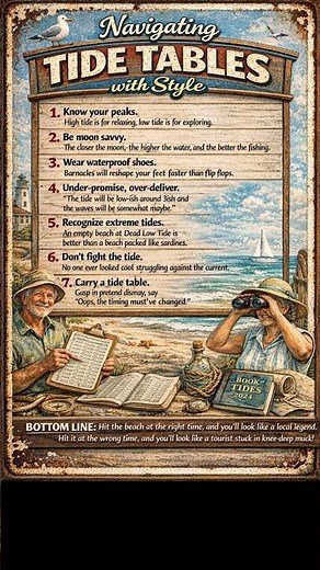 7 ways to Navigate the Tide Tables