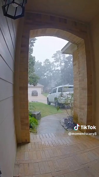 Scenic Rainy Day Views with Lightning